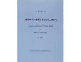 Livro Metodo Completo Para Clarinete 3ºº Parte Julian Menendez de Antonio Romero (Espanhol)