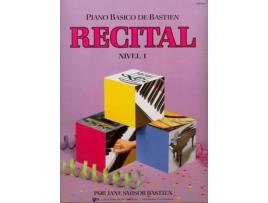 Livro Nivel 1. Piano Bastien Music Performance Recital de Bastien, James (Espanhol)