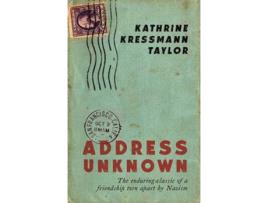 Livro Address Unknown de Kathrine Kressmann Taylor (Inglês)