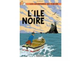 Livro LIle Noire de Herge (Espanhol)