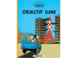 Livro Objectif Lune de Herge (Espanhol)