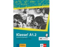 Livro Klasse! A1.2 Alumno+Audio+Video de VVAA (Alemão)