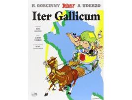 Livro Asterix Iter Gallicum N 05 En Latin de Goscinny (Latim)