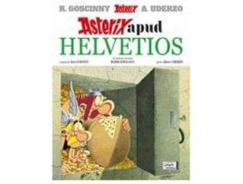 Livro Asterix Apud Helvetios de Rene Goscinny (Latim)