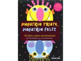 Livro Monstruo Triste, Monstruo Feliz de Ed Emberly (Espanhol)