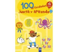 Livro 100 Actividades Juega Y Aprende 4 Años de Yoyo (Espanhol)