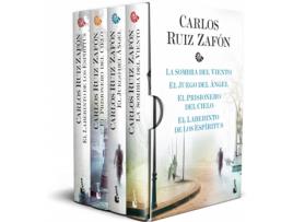Livro Estuche Tetralogía La Sombra Del Viento de Carlos Ruiz Zafón (Espanhol)