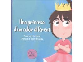 Livro Una Princesa DUn Color Diferent de Susana López (Catalão)