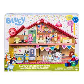 Bluey Figura De Conjunto De Brinquedos Casa De Celebração