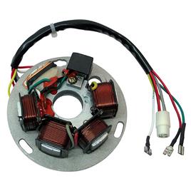 Hyp Estator Piaggio Vespa Pxe 125 Cc 6 Poles/4 Pins With Electric Start