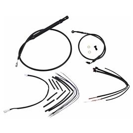 Burly Brand Kit De Linha De Freio Harley Davidson Fl 16´´ Ape