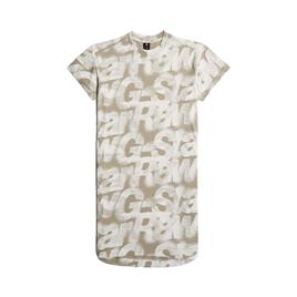 G-star Vestido De Manga Curta Printed Loose
