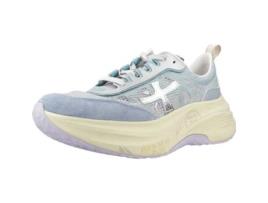 Sapatos De Mulher Premiata Hill Tecido Azul (37)