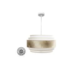 Pingente Nepal 5p 3xe27 Branco/dourado Regx50x50cm Fabrilamp