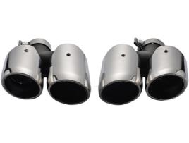 Sugestões de escapamento Macan 2014 em aço inoxidável 304, tubo de escape modificado, silenciador de cauda de carro Sygo