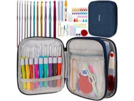 Conjunto Crochet em Pasta 86 Peças RUHHY