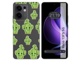 Capa Design Cacto Para Oppo Reno 13fs 4g / 13 Fs 5g Tumundosmartphone Multicor