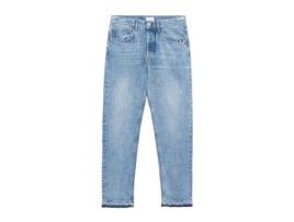 Jeans De Homem Amish Jeremiah Straight Recycled Algodão Azul (32)