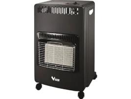 Fogão infravermelho Vigor GLP 4200 W 3 placas de cerâmica ignição piezo