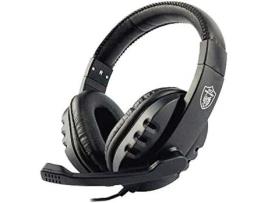 Fone De Ouvido Xtreme Videogames 90476 Binaural Com Fio Preto/azul 40 Mm