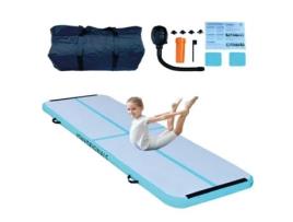 Tapete Inflável Airtrack 300x100x10cm, Azul Home X Gym