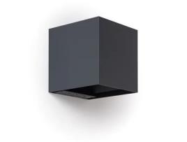 Aplique de Parede Exterior Solar Led Alumínio Denny LEDKIA