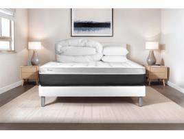 Estrado Completo Ripas Vital Vitalit Espuma Com Memória Branco (160x200)