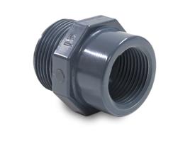 Redução M-H PVC Pressão Roscado 1X1/2 HIDROTEN