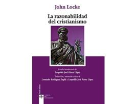 Livro La Razonabilidad Del Cristianismo Da Editorial Tecnos De John Locke (espanhol)