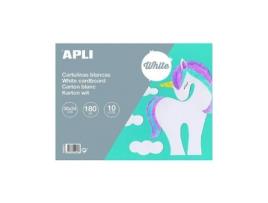 Livro Bloc Manualidades 10 Cartulinas Blancas 32x24cm 170g De Desconocido (espanhol)