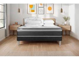 Estrado Completo Ripas Vital Vitalit Espuma Com Memória Preto (200x200)