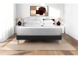 Estrado Completo Ripas Vitalmemo Vitalit Espuma Com Memória Preto (160x200)