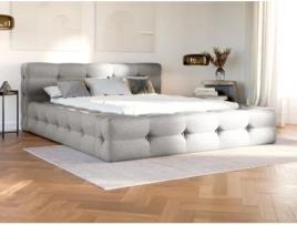 Sommier com Colchão Leruco PASCAL MORABITO Cinzento (160x200cm)