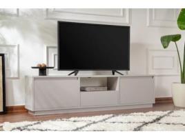 Móvel De Tv Vanguard 160x42x29,5 Cm Design Moderno Cinzento Leva Me Contigo