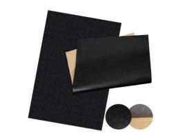 Adesivo de couro sintético de 2 peças, remendo de couro autoadesivo de 20 x 30 cm, remendo de reparo de couro, remendo de reparo de couro autoadesivo, preto