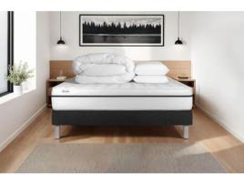 Estrado Completo Ripas Vital Vitalit Espuma Com Memória Preto (180x200)