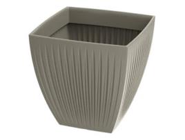 Pote Latia Quadrado Midl Ø60x58 Mocca Prosperplast