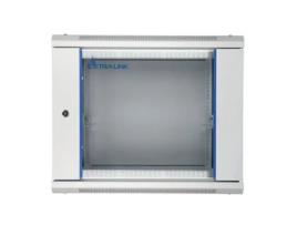 Armário para montagem em rack 9u 600x600 cinzento de parede Extralink