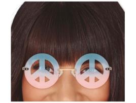 Óculos para adultos com símbolo da paz