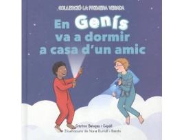 Livro En Genís Va A Dormir A Casa DUn Amic de Cristina Burrull I Benito Benajes I Capell (Catalão)