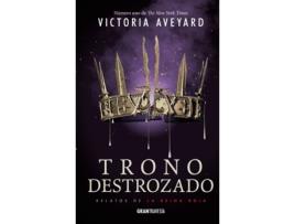 Livro Trono Destrozado de Victoria Aveyard (Espanhol)