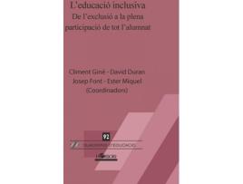 Livro L'Educació Inclusiva de Climent Giné (Espanhol)