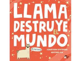 Livro Llama Destruye El Mundo de Jonathan Stutzman (Espanhol)