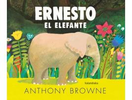 Livro Ernesto El Elefante de Anthony Browne (Espanhol)