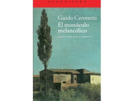 Livro El Monóculo Melancólico de Guido Ceronetti (Espanhol)