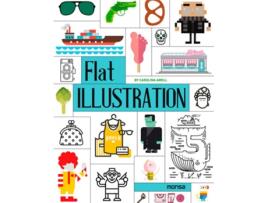 Livro Flat Illustration de Carolina Amell (Espanhol)