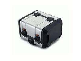 Touring Topcase Prata/Preto Motocicleta