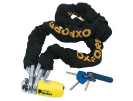 Cadeado de corrente Oxford Patriot 12mm Chainlock 1,2mtr Preto/Amarelo