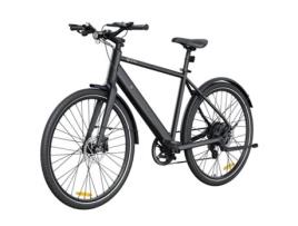 Bicicleta Elétrica Dyu Stroll 1 250w 36v 9ah 25km/h Velocidade Máxima Alcance 100km Travão De Disco Hidráulico Duplo Shimano 7 Velocidades Preto