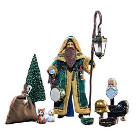 Four Horsemen Toy Design Boneco De Ação Father Christmas Green Robes